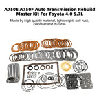 Toyota Landcruiser 2000-2014 Automatic Transmission Rebuild Kit 3.0L 4.0L 4.2L 4.7L A750E A750F