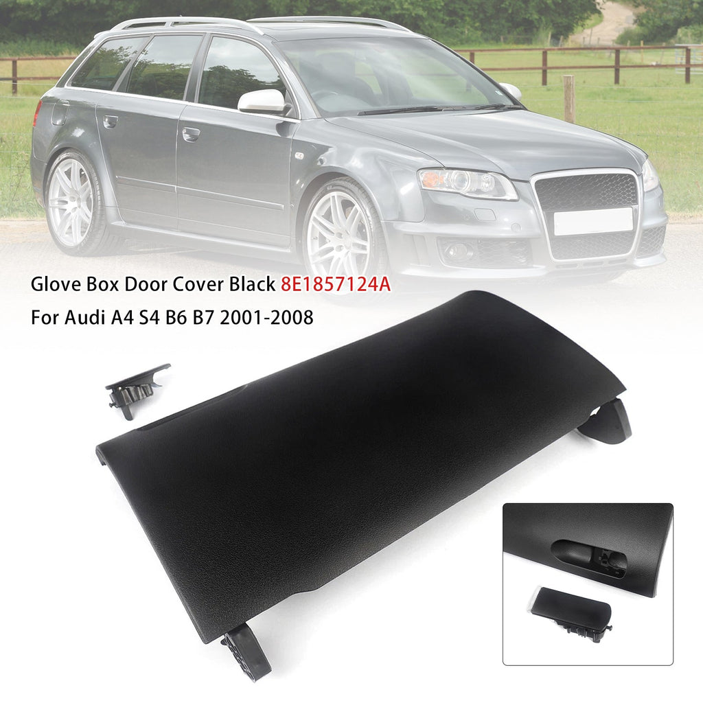 Audi A4 S4 B6 B7 2001-2008 Black Glove Box Door Panel 8E1857124A