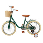 18 Inch Child's Bicycle with Basket for 7-9 Year Old Boys and Girls