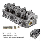 1990-1993 Mazda B2200 F2G Engine Cylinder Head Assembly 2.2L L4 SOHC 8-Valve F80210225A