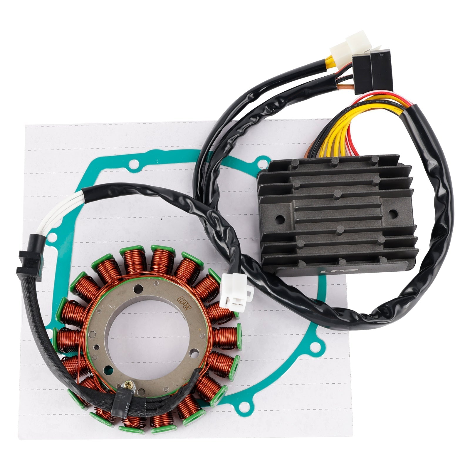Kawasaki VN1500 Mean Streak 2002-2003 Stator Gasket Voltage Regulator Assembly 21003-1375 21066-1126 11061-1080