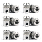 12x MK8 Filament Extruder Pulley Steel Drive Gear Compatible with 1.75/3.0mm 3D Printers