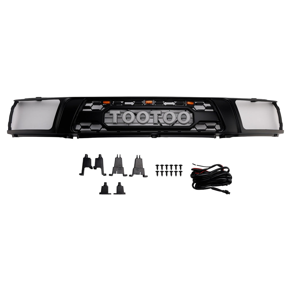 Led Front Grille Bumper for 1992 1993 1994 1995 Toyota 4Runner Matte Black