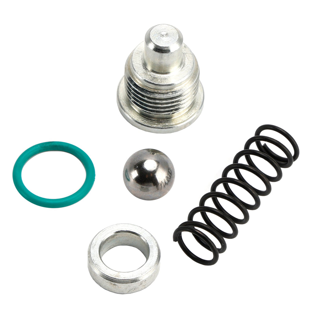 1994-2003 Ford F250 F350 F450 F550 and E250 E350 E450 7.3L Diesel Oil Pump Relief Valve Spring Seals Plug Kit