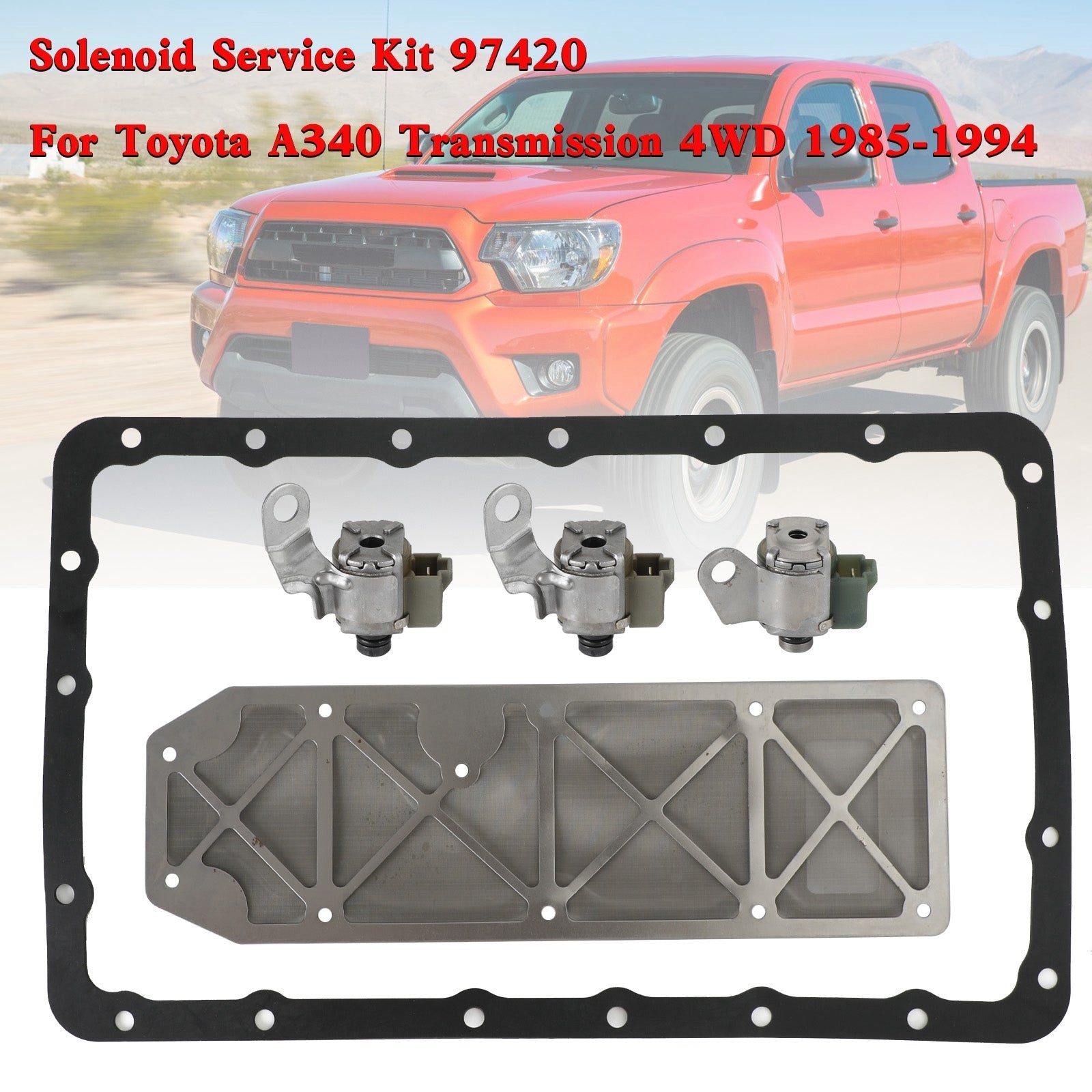 A340 Automatic Transmission Solenoid Repair Kit for Toyota 4WD 1985-1994