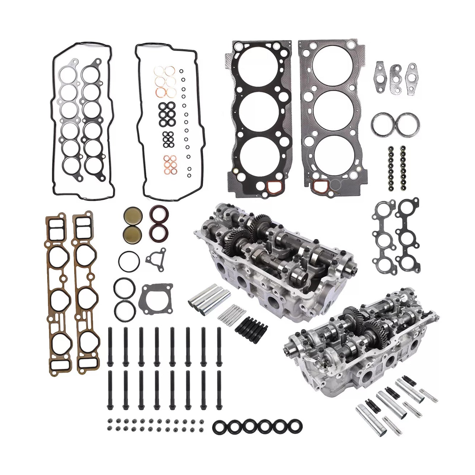 Toyota T100 1995 1996 1997 1998 3.4L 2-Piece Cylinder Head Kit including Gaskets Bolts 1305362050