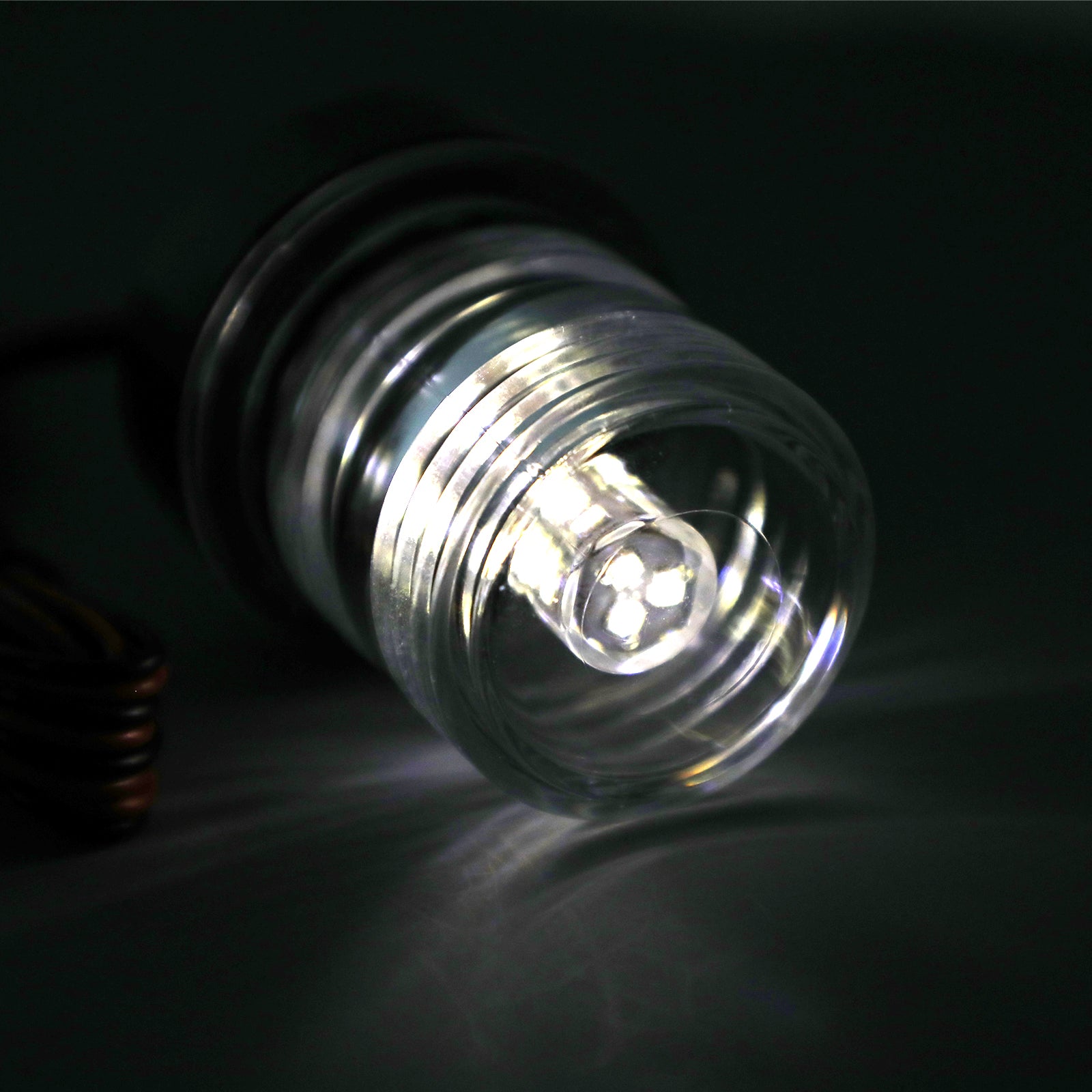 12V Round LED Anchor Navigation Lamp Marine Signal Light for Vessel Boats