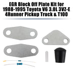 Toyota 4Runner Pickup Truck EGR Block Off Plate Kit for 1988-1995 3.0L 3VZ-E V6