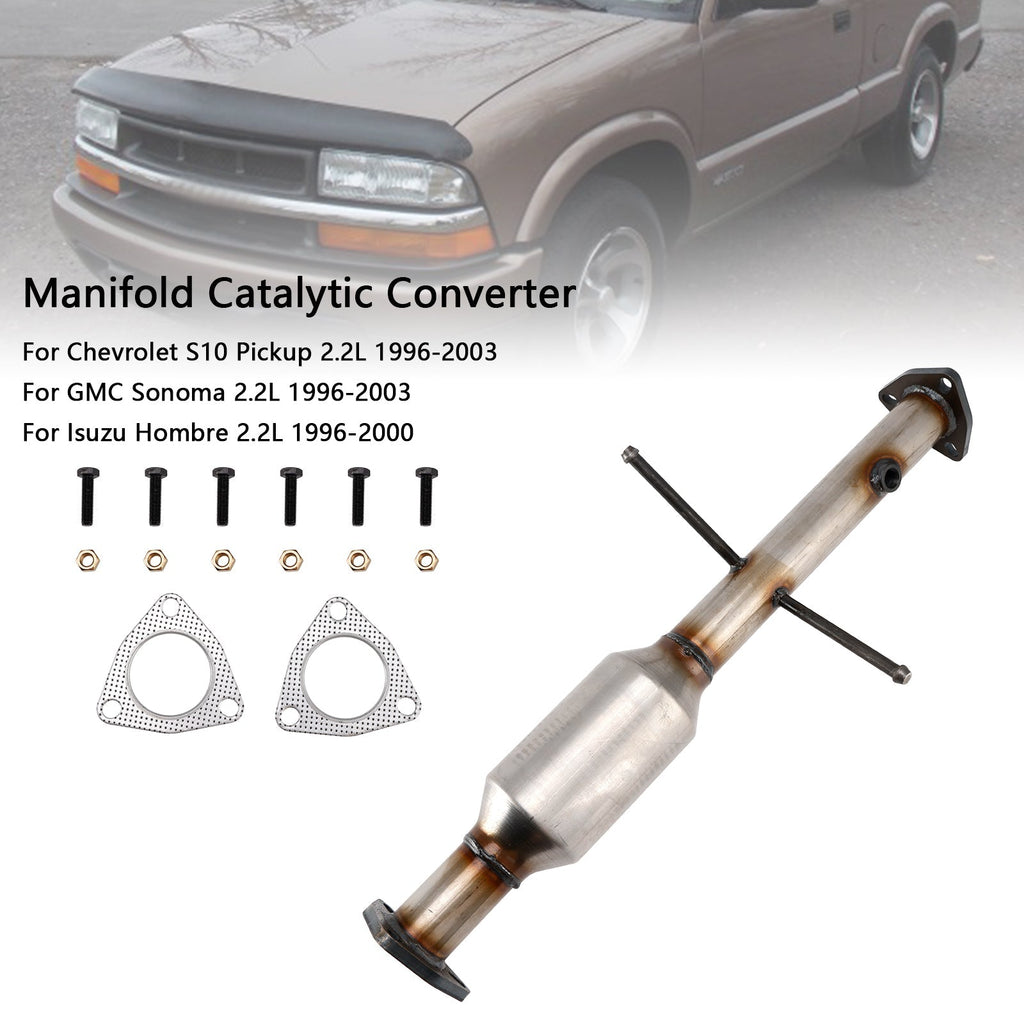1996-2000 Isuzu Hombre Catalytic Converter Rear Manifold 2.2L Engine 25175249 25314443