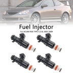 4 Piece Fuel Injector 842-12290 Compatible with 2002-2004 Acura RSX TYPE-S 2.0L