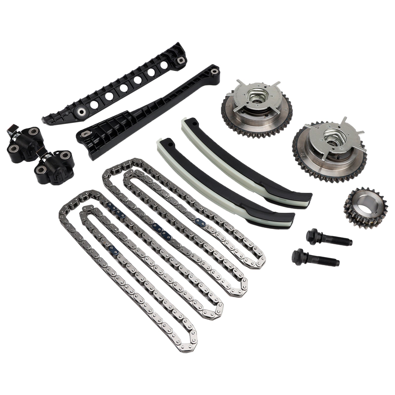 13-Component Timing Chain Assembly Kit Compatible with Ford F-250-F-550 5.4 Liter V8 2000-2010