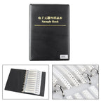 0201 0402 0603 0805 1206 170-Value 1% SMD Resistor and Capacitor Sample Assortment Book