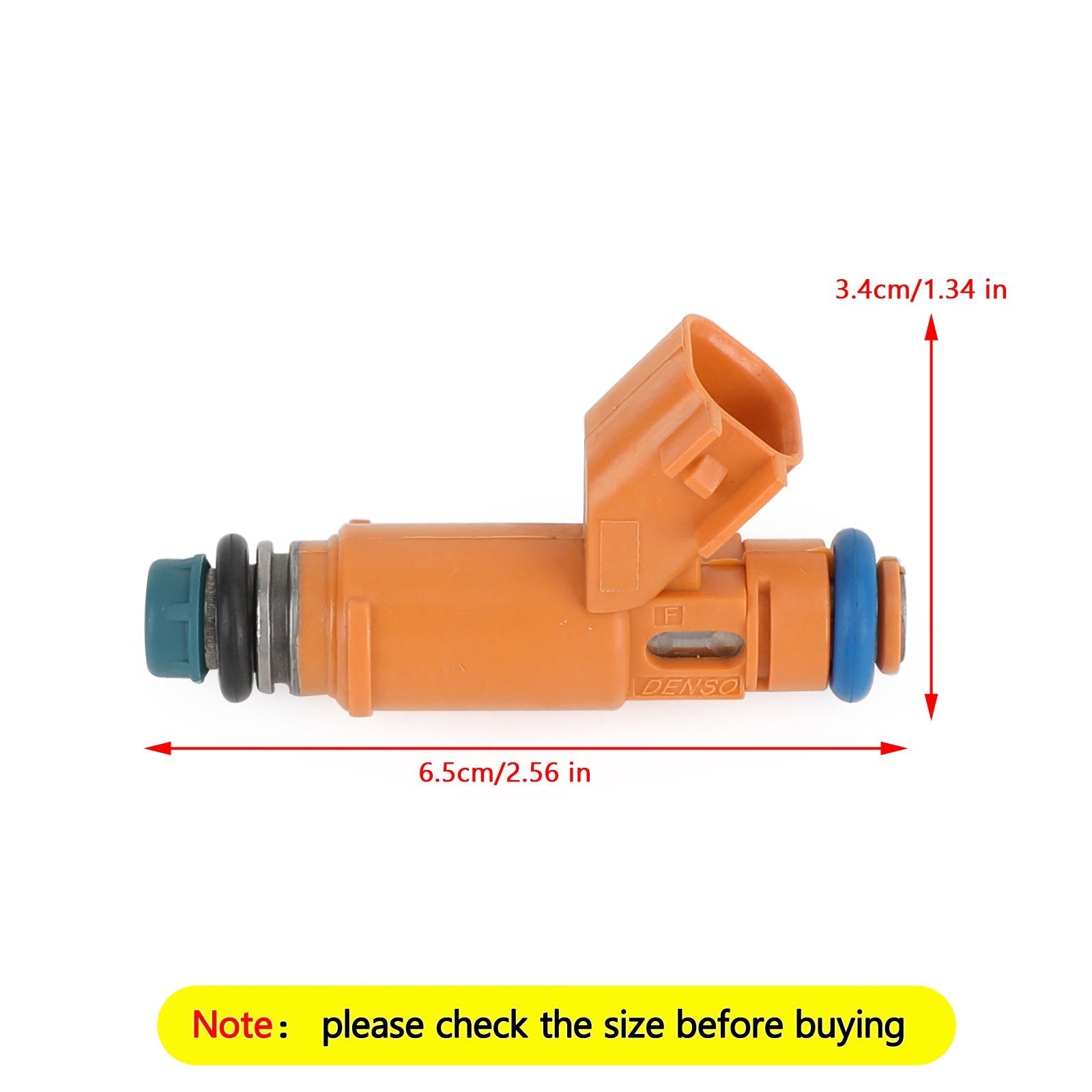 Single Fuel Injector 2W93-AA Compatible with Jaguar Range Rover Land Rover 4.2L 4.4L V8