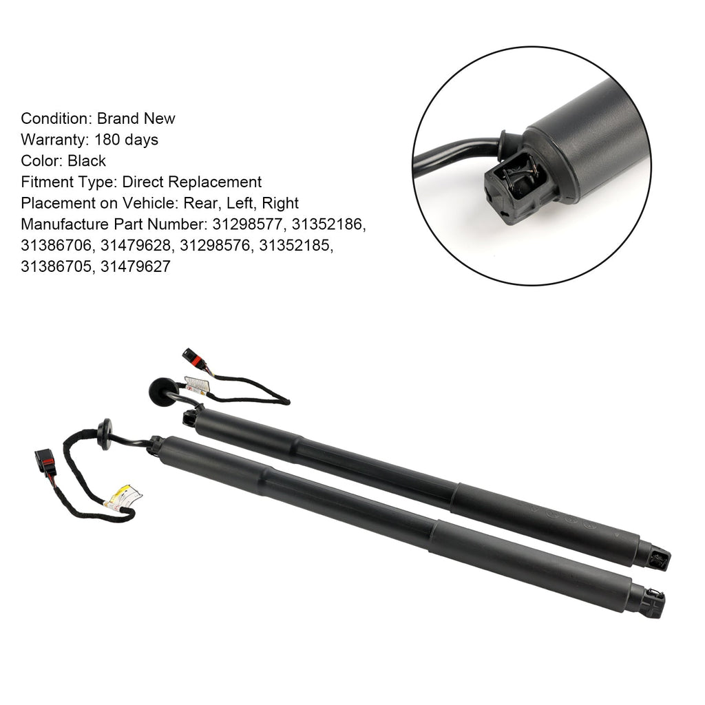 04.2012-12.2015 Volvo XC60 I SUV (156) D3 2PCS Power Liftgates Lift Support 31386705 31386706