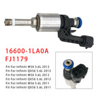 Fuel Injector 16600-1LA0A For Infiniti Q70 M56 QX56 5.6L Engine 1Pcs