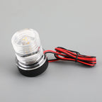 12V Round LED Anchor Navigation Lamp Marine Signal Light for Vessel Boats