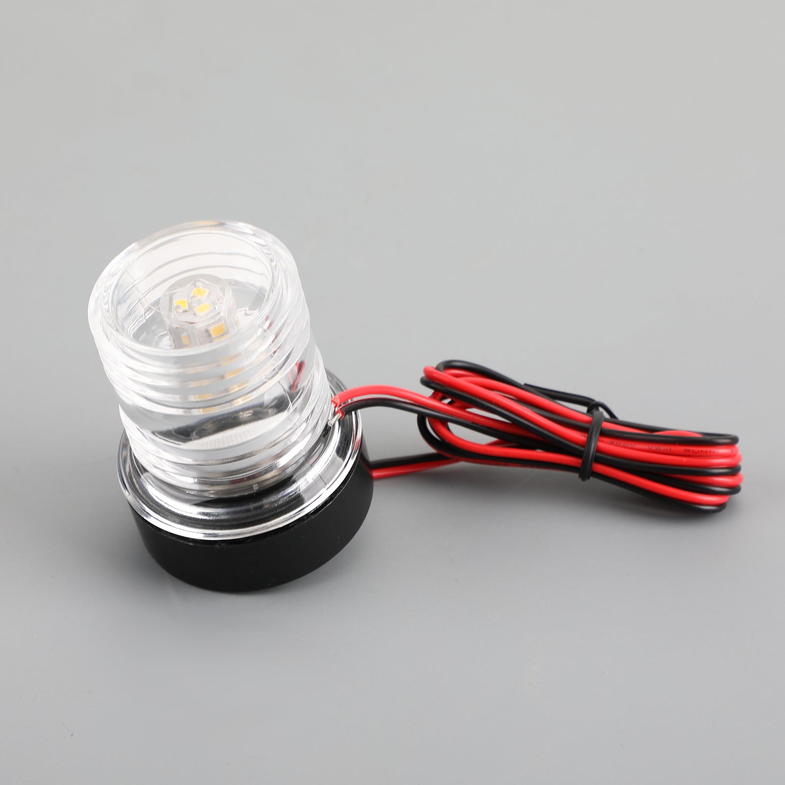 12V Round LED Anchor Navigation Lamp Marine Signal Light for Vessel Boats