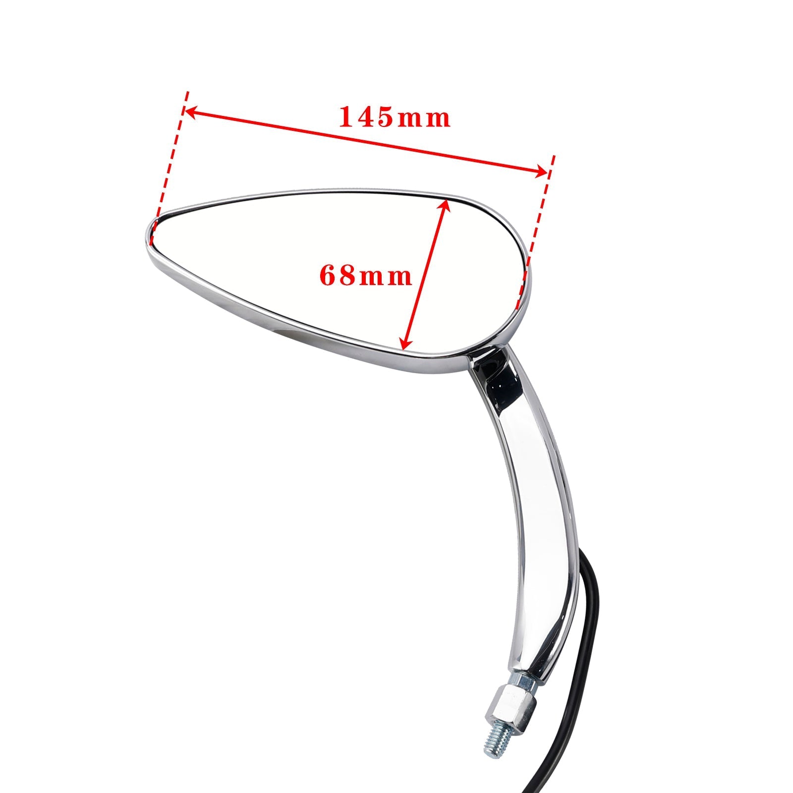 Custom Chrome LED Turn Signal Mirrors for 1990-2021 Electra Street Road Glide