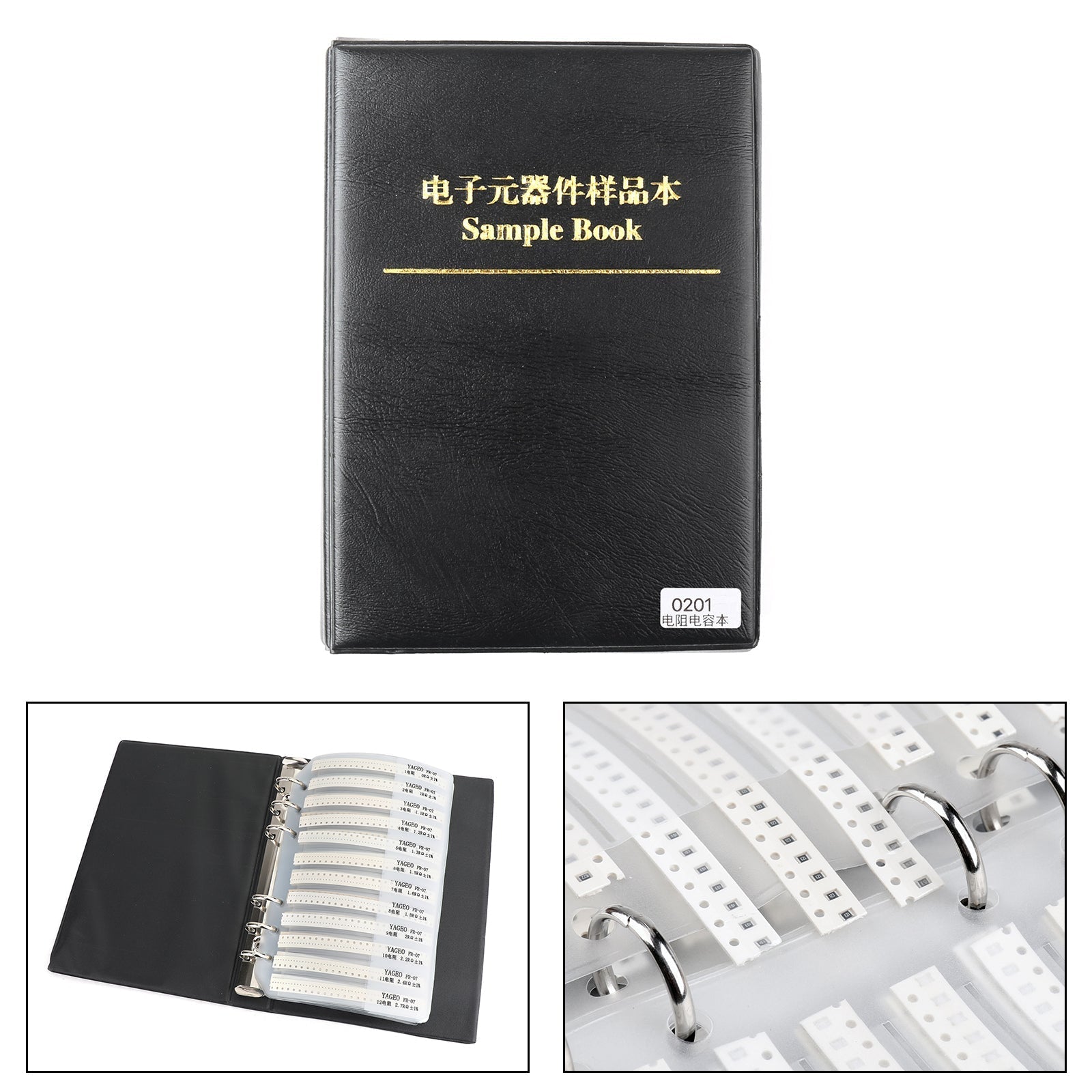 170 Values 1% SMD Resistor Capacitor Assortment 0201 0402 0603 0805 1206 Sample Collection
