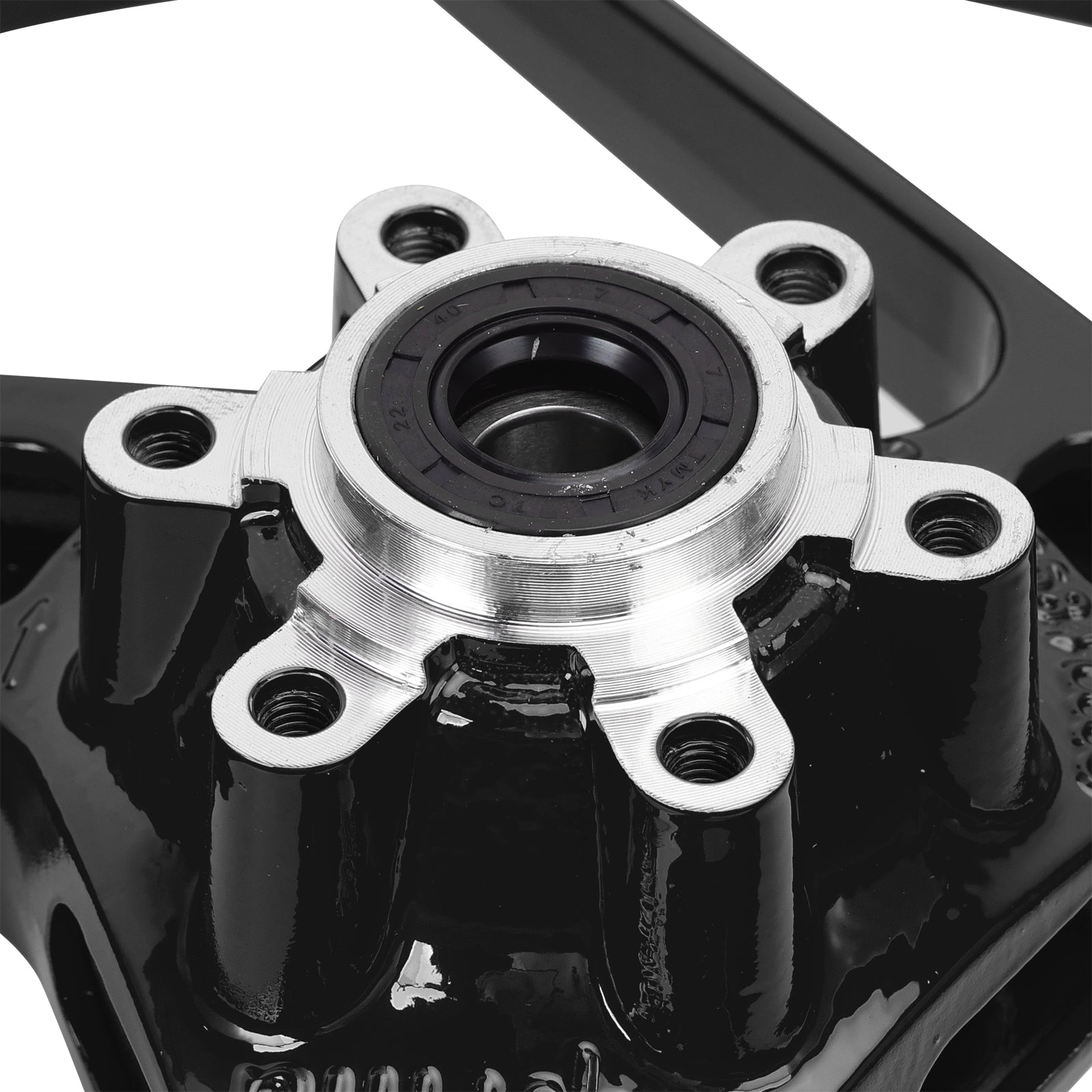 17 Inch 3.5 Black Front Wheel Rim 2B005585 Aprilia RS660 Tuono 660 2021-2026