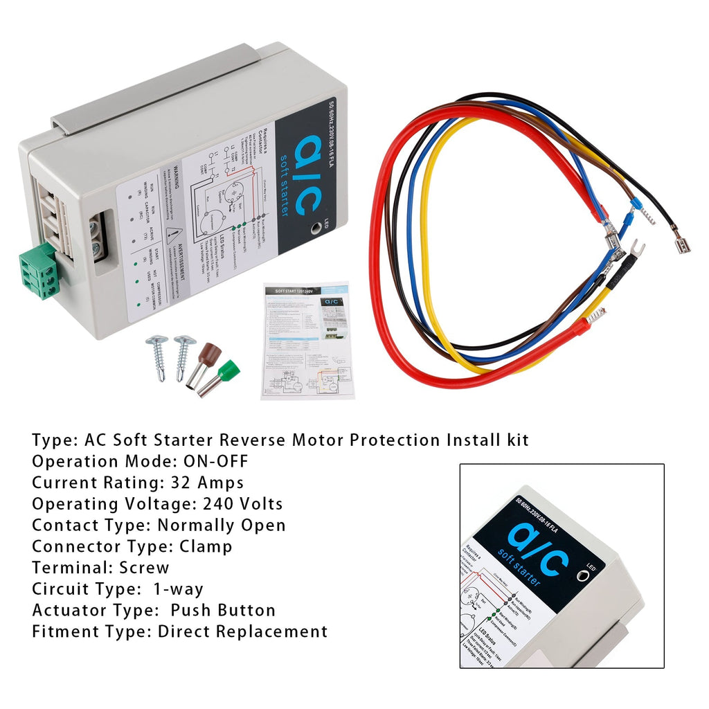 08-16A Reverse Motor Protection Soft Start Module AC Units 1.75-3.5 Ton