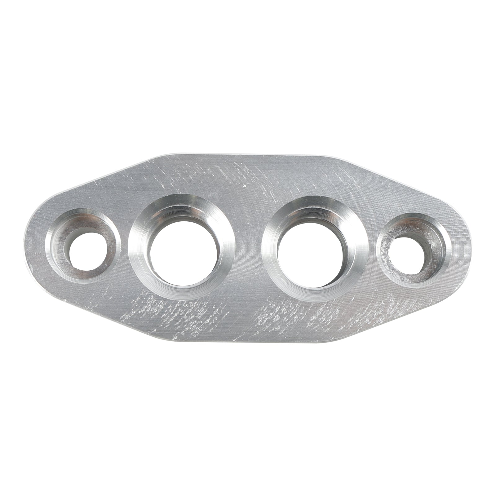 2 Pack LS1 LS2 LS3 LSX Oil Cooler Sandwich Plate -6AN ORB Inlet Outlet Adapter