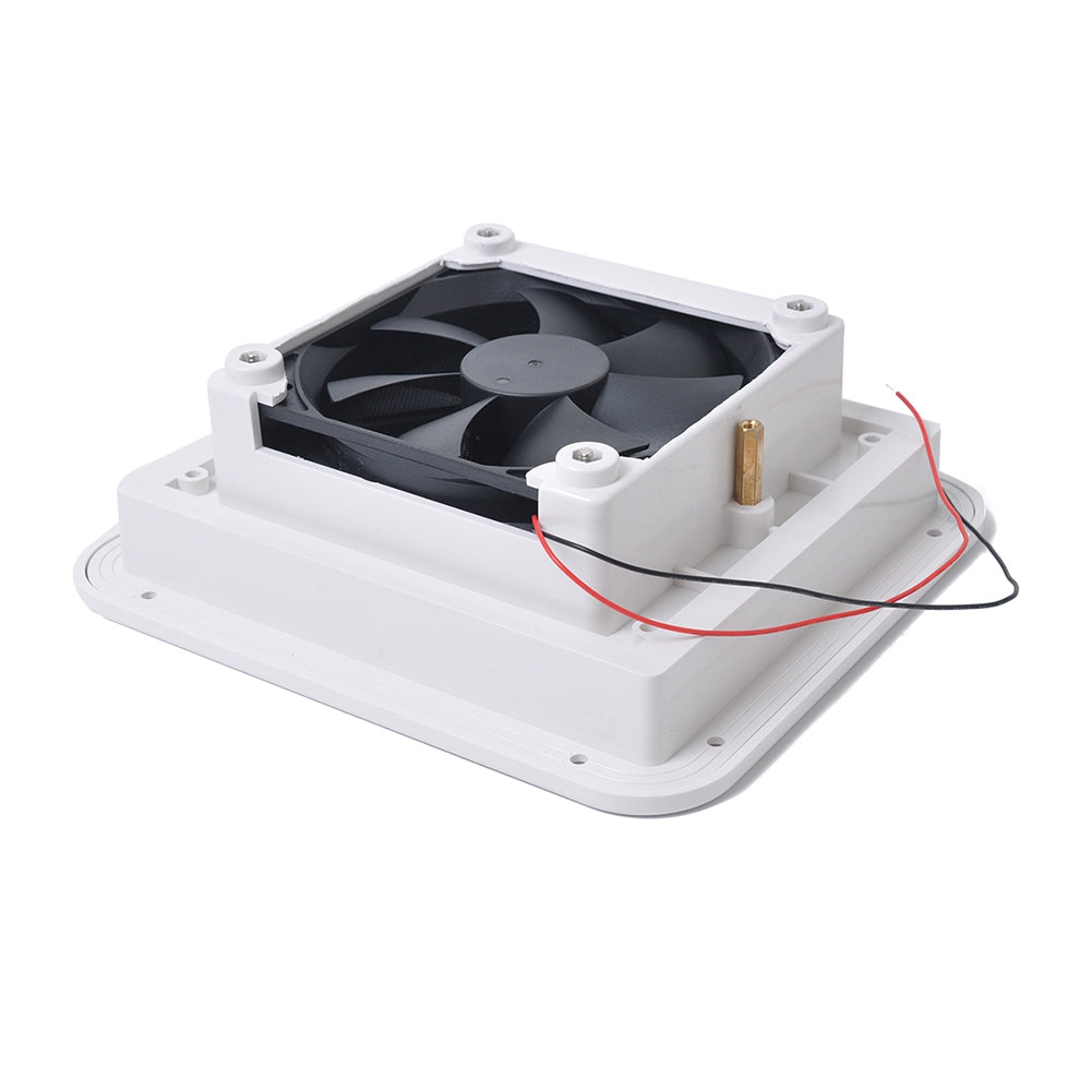 12V Mute Exhaust Ventilation Fan for RV Caravan Trailer Side Air Cooling